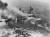 1969년 1월 14일 비행갑판의 폭발 사고로 일어난 화재를 수병들이 진압하고 있다.  [사진 미 해군]