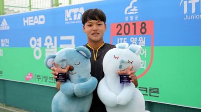 김근준, 영월국제주니어 테니스대회 단·복식 2관왕