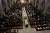 21일(현지시간) 미국 텍사스 주 휴스턴 세인트 마틴스 성공회 교회에서 바버라 부시 여사의 장례식이 치러지고 있다. [EPA=연합뉴스]