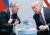 블라디미르 푸틴 러시아 대통령(왼쪽)과 도널드 트럼프 미국 대통령은 지난해 7월 7일 독일 함부르크에서 열린 G20 정상회의를 계기로 첫 정상회담을 했다. [사진 연합뉴스]