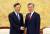 문재인 대통령이 지난달 30일 방중한 양제츠(왼쪽) 중국 정치국원을 면담하고 있다. [연합]