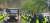 23일 오전 성주 사드 기지 근무 장병들의 생활여건 개선공사를 위한 인력,자재,장비를 실은 군용트럭들이 경북 성주군 소성리 진밭교를 지나 사드기지로 반입되고 있다. [뉴스1]