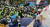 23일 오전 경북 성주군 초전면 소성리 사드기지 인근 진밭교에서 경찰이 사드기지 건설 반대 단체 주민을 해산하고 있다. [연합뉴스]