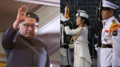 김정은, 정상회담에서 국군 의장대 사열한다…北 지도자 최초