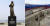 지난해 12월 필리핀 마닐라만 인근에 설치됐던 일본군 위안부 피해자 추모 동상(왼쪽)과 동상이 철거된 모습(오른쪽) [마닐라 교도=연합뉴스]