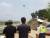 드론이 30일 호남고속도로 상공에서 교통법규 위반 행위를 단속하고 있다. [사진 전남경찰청]