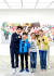소중 학생기자단이 크리에이터 도티로 활동하고 있는 나희선씨를 만났다. (왼쪽부터)도티, 이동우·홍아랑 학생기자, 김신희 학생모델.