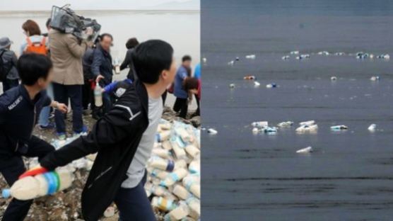 ‘적대행위 중단 첫날’ 페트병에 쌀‧구충약 담아 바다 띄운 대북단체