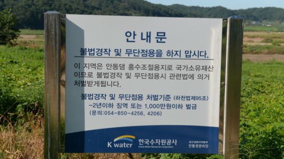 축구장 222배 규모 '불법경작지' … 위협받는 1100만명 식수