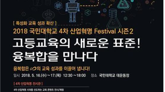 국민대 "대학 축제 패러다임 바꾸자"…4차 산업혁명 Festival 시즌2 개최 