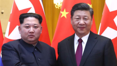 中 CCTV "시진핑·김정은 회담"…정상회담 이후 40여일만