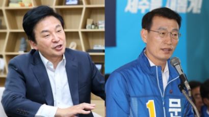 제주지사 선거 초박빙…원희룡 38.1%·문대림 38%