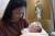 지난 5월 4일 가톨릭대학교 여의도성모병원에서 나프로 임신법으로 건강한 남아를 출산한 양샛별씨 [여의도성모병원]