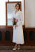 자신의 개성을 돋보일 수 있는 단순한 원피스 스타일 웨딩 드레스가 신부들의 선택을 받고 있다. 사진은 한국 웨딩 브랜드 &#39;베일즈&#39;가 제시한 원피스 드레스. [사진 베일즈]