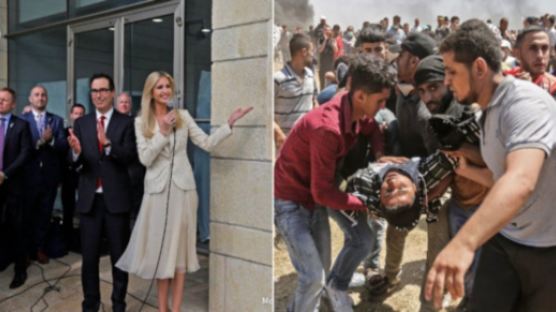 이스라엘 美대사관 찾은 이방카의 ‘미소’…같은 시간 가자지구의 ‘눈물’