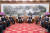 박태성 북한 노동당 중앙위 부위원장과 쑹타오 중국 중앙대외연락부 부장이 16일 베이징에서 회견하고 있다. [사진 중련부 캡처]
