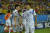 브라질 월드컵 러시아전에서 골을 터트린 뒤 경례 세리머니를 펼치는 이근호. [대한축구협회]