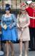 지난 2011년 윌리엄 왕자와 케이트 미들턴 왕세손비의 결혼식에 독특한 모자 패션을 선보여 눈길을 끌었던 유제니 공주와 베아트리스 엘리자베스 메리 공주. [사진 핀터레스트]