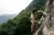북미 최고봉 데날리에서 열손가락을 잃은 김홍빈이 암벽 등반을 하고 있다. [중앙포토]