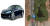 테슬라 모델S차량(왼쪽)과 미국 캘리포니아주에서 일어난 테슬라 모델S차량 사고 현장 [중앙포토, 앨러미다 카운티 보안관실 트위터 캡처]