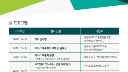 한국표준협회, 택배·이사 등 4개 서비스 분야에도 KS인증 확대