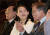 2월 11일 서울에서 열린 북한예술단 공연을 관람 중인 문재인 대통령과 김여정 북한 노동당 부부장. / 사진:연합뉴스