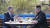 지난달 27일 문재인 대통령(왼쪽)과 김정은 북한 국무위원장이 판문점 도보다리에서 산책한 뒤 대화를 하고 있다. 김상선 기자