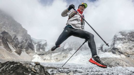 [서소문사진관] 해발 5364m~3440m 구간 달리는 세계 최고마라톤 '에베레스트 마라톤' 열려