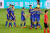 1일 전주월드컵경기장에서 열린 대한민국 대 보스니아 헤르체고비나 평가전에서 선제골을 넣은 보스니아 선수들이 기뻐하고 있다. [연합뉴스]