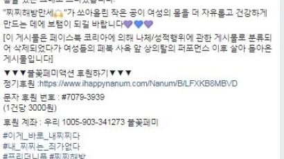 댓글만 1만개…性전쟁터로 변한 ‘불꽃페미액션’ 페이스북 