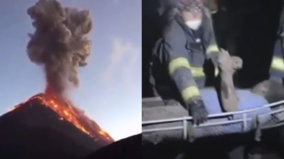 [영상]과테말라 화산 폭발로 62명 사망…폭발 당시 상황보니 