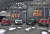 부산국제모터쇼에 전시되는 한국GM의 차량들. 왼쪽부터 트랙스, 이쿼녹스, 트래버스, 콜로라도. [사진 한국GM]