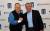 2030년까지 장기 파트너십 계약을 맺은 디스커버리의 데이비드 자슬라프 CEO(왼쪽)와 제이 모나한 PGA 커미셔너. [사진 PGA 트위터]