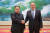 김정은 북한 국무위원장이 지난달 31일 평양을 방문한 세르게이 라브로프 러시아 외무장관을 접견했다고 조선중앙통신이 1일 보도했다. [조선중앙통신=연합뉴스]