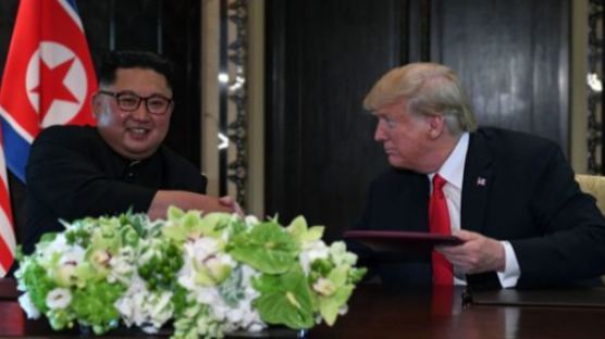 AFP “김정은 ‘완전한 비핵화’…트럼프 ‘체제보장’ 약속”