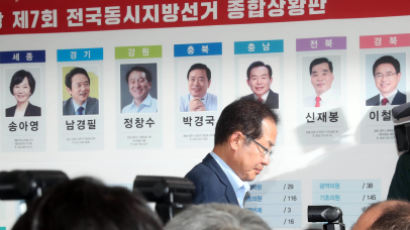 홍준표 “한국당 참패하면 내 책임…내일 오후 거취 밝히겠다”