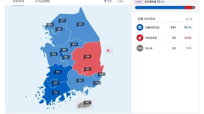 민주당, 사상 최대 압승···2006년 지방선거 '역데자뷔'
