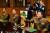 안익산 북측 수석대표가 2007년 노무현 전 대통령이 평양에 심은 소나무 사진을 보여주고 있다. [뉴스1]