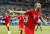 잉글랜드 프리미어리그 득점왕 출신이자 손흥민의 토트넘 팀 동료인 해리 케인은 튀니지전에서 2골을 터뜨려 잉글랜드의 2-1 승리를 이끌었다. [EPA=연합뉴스]
