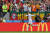 포르투갈 공격수 크리스티아누 호날두가 20일(한국시간) 러시아 모스크바의 루즈니키 스타디움에서 열린 모로코와의 2018 국제축구연맹(FIFA) 러시아 월드컵 B조 조별예선 2차전에서 득점 후 세리머니를 하고 있다. [AFP=뉴스1]