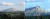 생빅투아르산의 실제 사진. 왼쪽이 멀리서 본 산이고, 오른쪽이 가까이서 본 산이다. 세잔의 생빅투아르산 그림은 왼쪽의 사진처럼 멀리서 본 산이나, 오른쪽 사진처럼 가까운 시점 두 가지로 그렸다. [사진 송민]