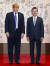 지난해 11월 7일 문재인 대통령과 트럼프 대통령의 기념사진. 김상선 기자
