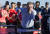 23일 스위스 로잔에서 열린 IOC 올림픽데이 행사에 토마스 바흐 IOC 위원장이 경기를 하고 있다. [AP=연합뉴스]
