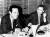 1966년 6월 8일 대전 유성만년장호텔에서 박정희 대통령(오른쪽)과 김종필 공화당 의장이 조찬 기자 회견을 하고 있다. [중앙포토]