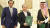 손정의 소프트뱅크 회장(가운데)과 라지브 미스라(왼쪽) 비전펀드 최고경영자(CEO)가 사우디아라비아 국부펀드 관계자와 함께 한 모습. [FT 캡처]