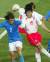 2002년 월드컵 이탈리아와의 16강전. 한국은 연장전에서 터져나온 안정환의 골든골로 8강에 올랐다. [중앙포토]