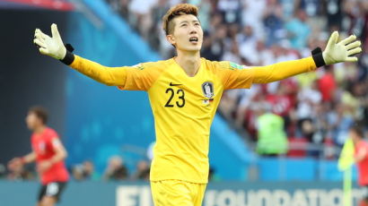 [서소문사진관]월드컵 최고의 스타가 된 수문장 조현우, 평점 8.85 
