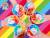 도쿄 하라주쿠의 디저트 매장에서 파는 6가지 색 롤 아이스. [사진 인터넷 캡처]