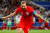 잉글랜드 공격수 해리 케인이 4일 콜롬비아와 월드컵 16강에서 선제골을 터트린 뒤 기뻐하고 있다. [EPA=연합뉴스]