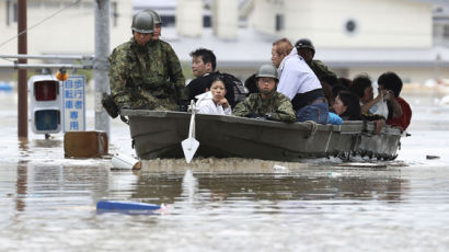 일본 폭우, 최소 44명 사망 행방불명 최소 50명